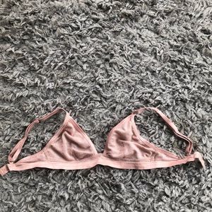Pink sparkly bralette xs